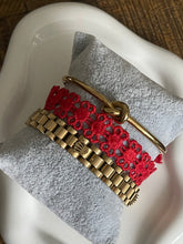 Load image into Gallery viewer, Lace Floral Trim Woven
