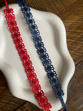 Load image into Gallery viewer, Lace Floral Trim Woven
