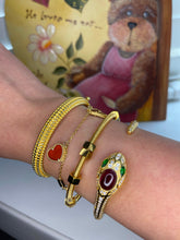 Load image into Gallery viewer, Snake Stone Color Bracelet
