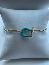 Load image into Gallery viewer, Enamel clasp bracelet
